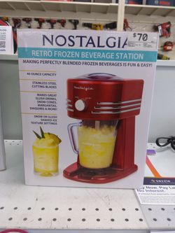 Nostalgia frozen beverages machines