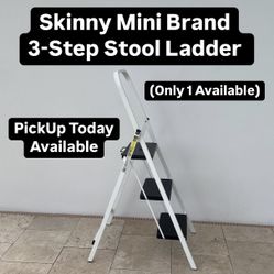 Skinny Mini Brand 3-Step Stool Ladder (Pickup Today Available)