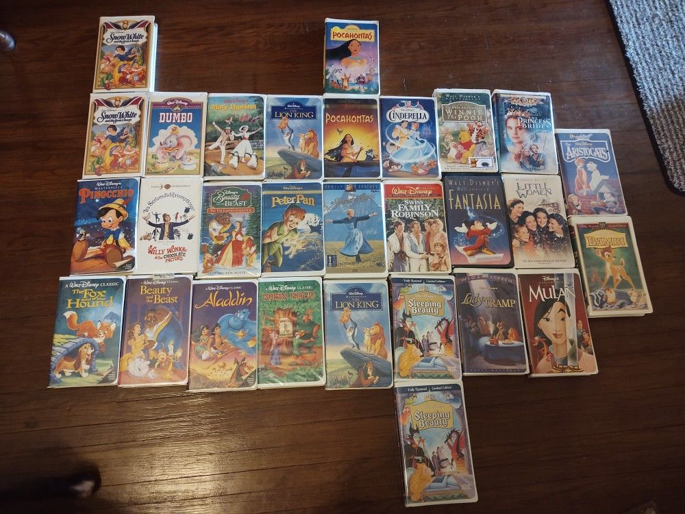 29 Classic VHS Tapes