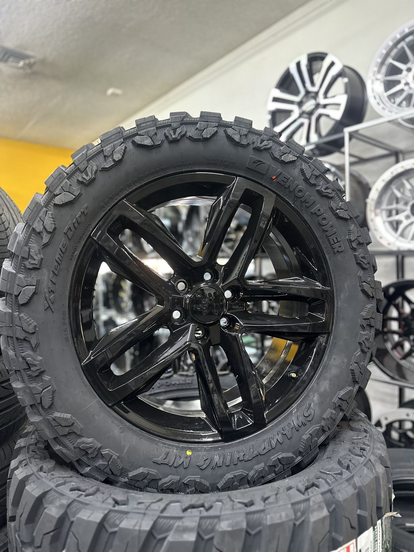 22x9 New Set Of Wheels 6x139