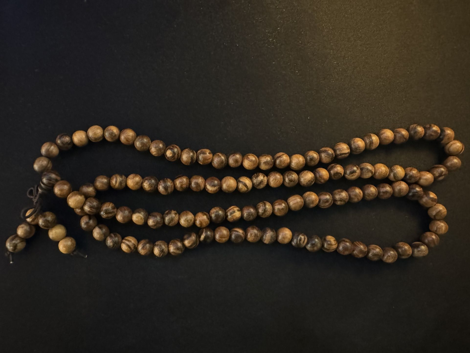 Ancient Tibet wooden beads 108