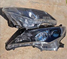 13-15 Toyota Rav4 Projector Headlights Luces Calaveras Micas Faros Faroles Headlamps Focos