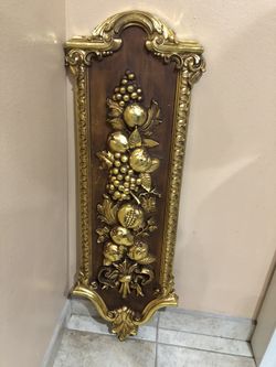 Gold Fruit Wall Decor