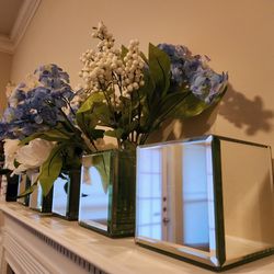 Mirrored Vases