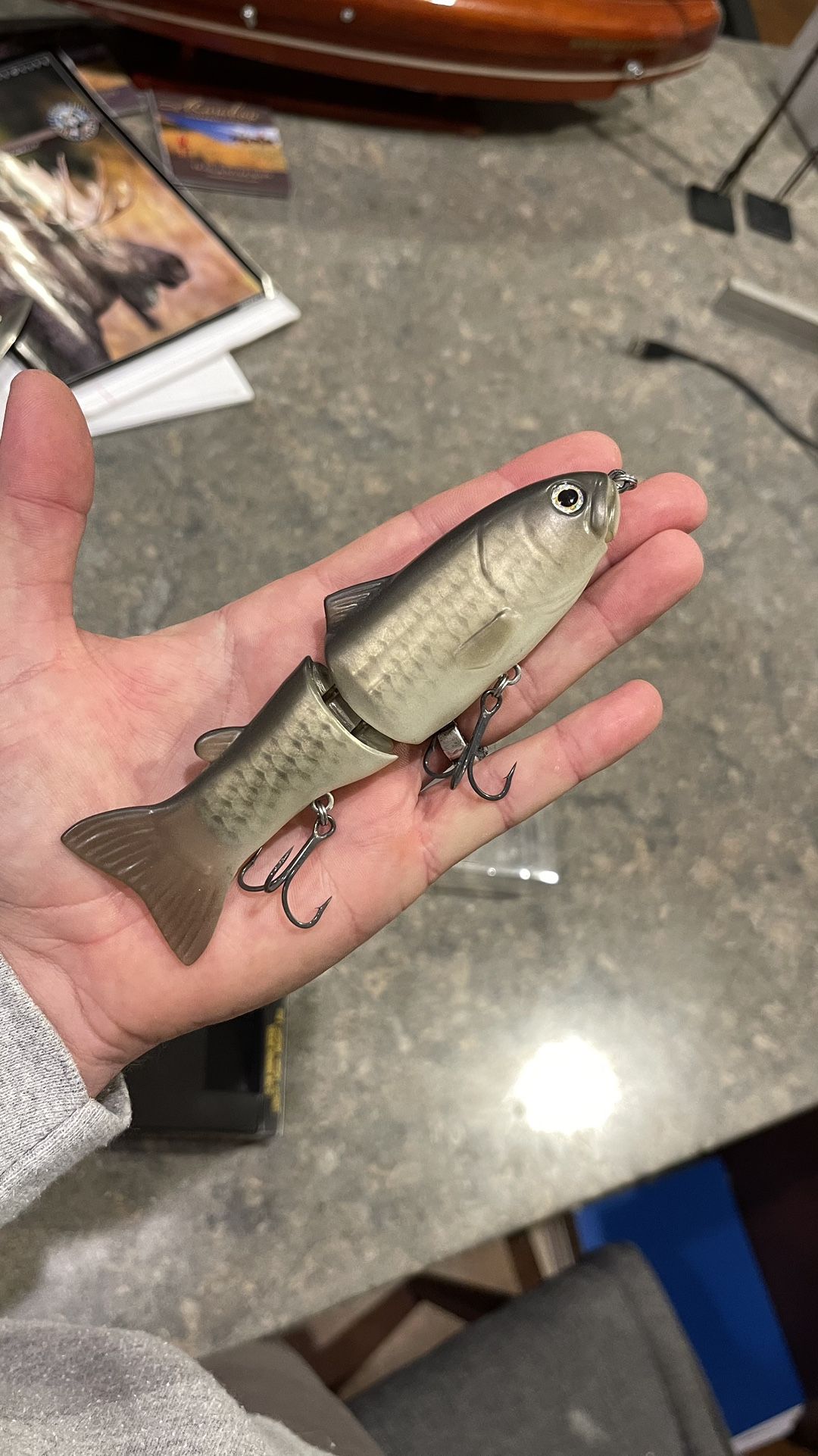 Deps 145 Slideswimmer - Bass fishing lure, swim bait, swimbait, glide bait, largemouth bass