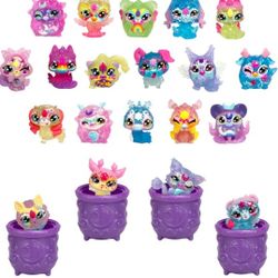Magic Mixies Minis Shimmerverse Series Mega Pack - 20 Mixies, 4 Hidden in Cauldrons, 5 New Powers to Discover, 90 to Collect