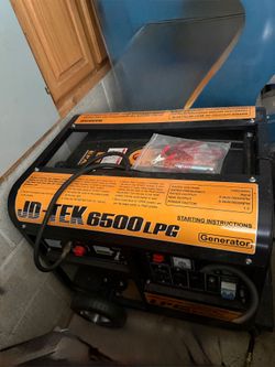 JD TEK 6500 LPG Generator