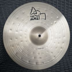 Vintage 1990s Paiste Alpha 16” Crash Cymbal