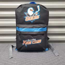 San Diego Gulls Gulliver’s Kids Club Backpack SGA Stadium Giveaway Hockey AHL