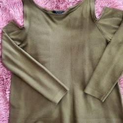 Olive Green Top/Sweater (New)