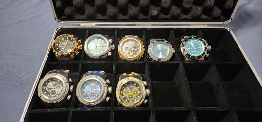 8 Invicta Watches + case