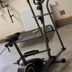 Elliptical Machine, Elliptical Training Machines with Quiet Magnetic Drive, Elliptical Train...