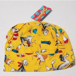 Dr Seuss ASD Living Adult Chef's Hat Cat Antics One Size Yellow