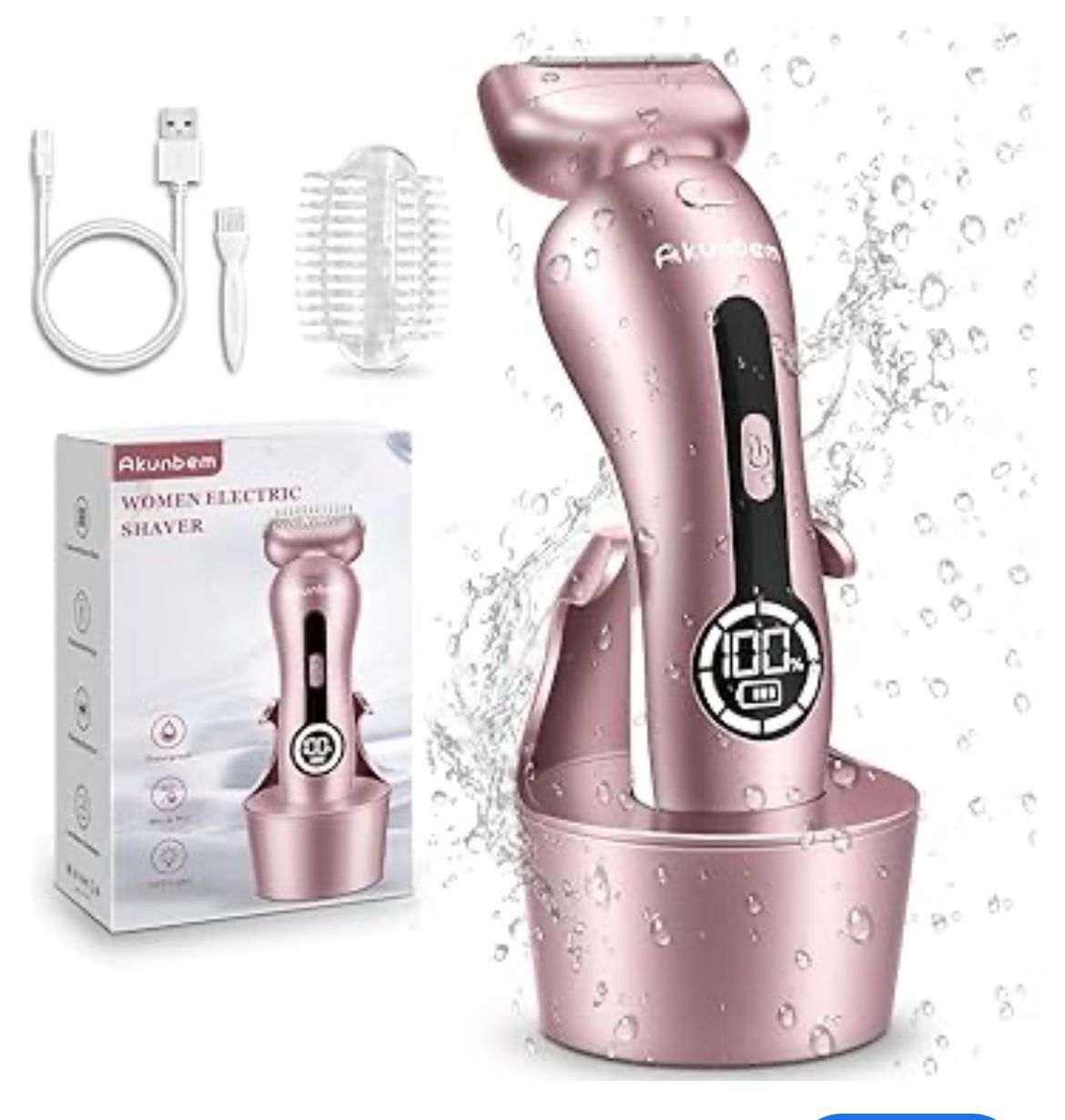 Electric Shaver for Women - Versatile & Painless Hair Removal 