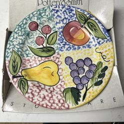 Set of 4 Ceramic Serving Plates