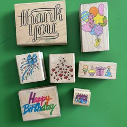 Birthday Stamp Art