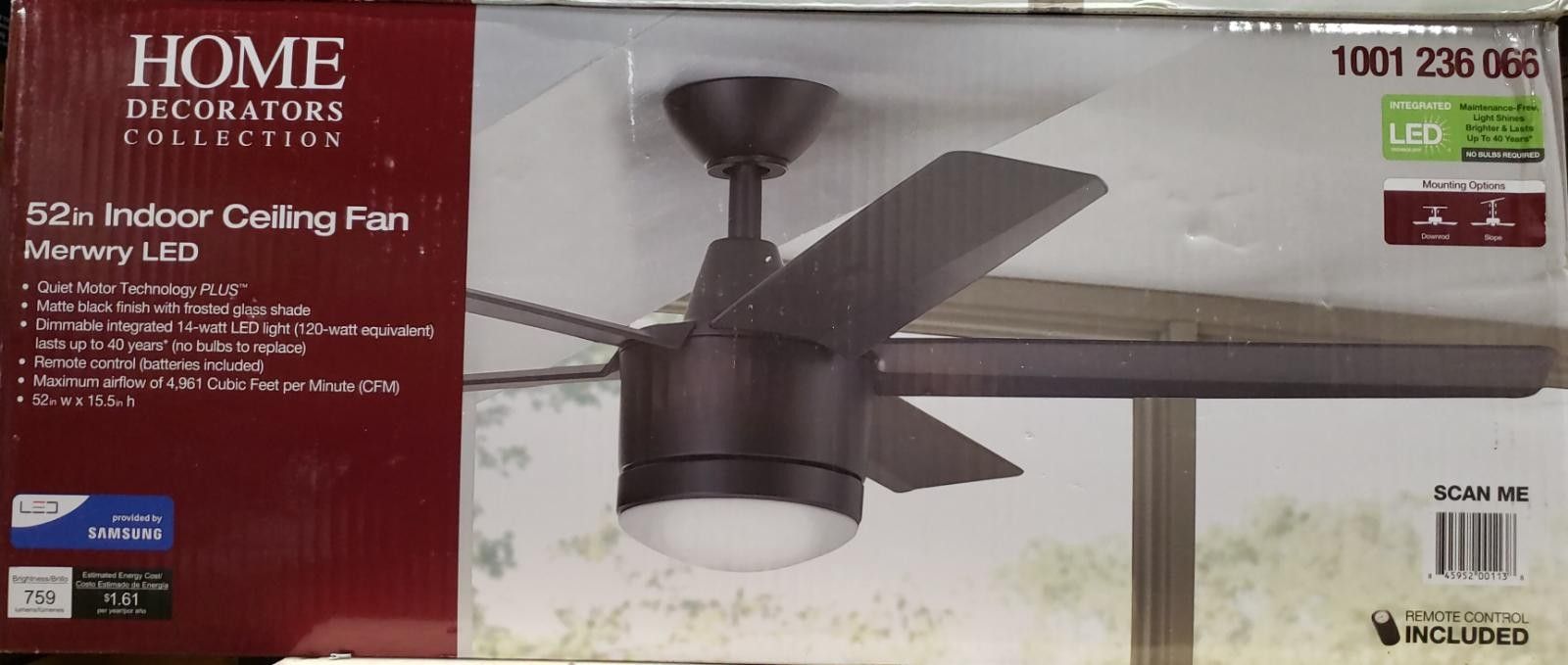52 inch ceiling fan