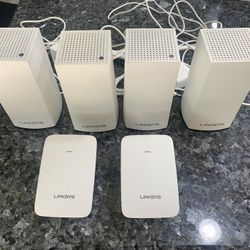 Linksys VLP01 Velop Dual Band AC1200 Mesh WiFi System 4 Pack With Range Extenders