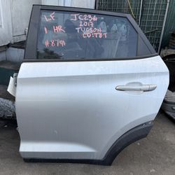 Hyundai Tucson Rear Door Driver Side LH Silver 2016 - 2021 ; JC236