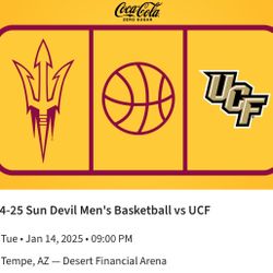 ASU  VS UCF BASKETBALL 1/14/2025