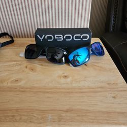 2 Pairs Bifocal Sunglasses for Men - Reading Sunglasses with Readers Built in, 2.5