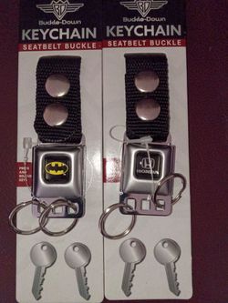 Seatbelt keychain