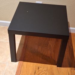 Black IKEA Lack Side Table