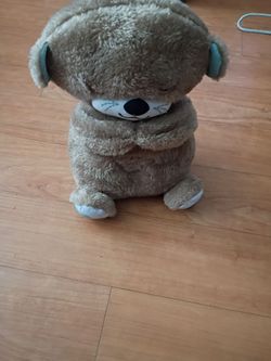 Praying Animated Bear with Speaking Message.