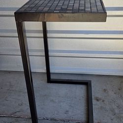 (2) C-shaped End Side Coffee Tray Sofa Table Laptop TV Stand