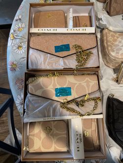 Coach Crossbody Bag & Wallet Set – Brand New