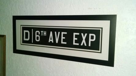 NYC SUBWAY ART...SOLID WOOD FRAME