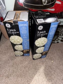 GE LED 3-Pack Spheres
