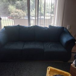 Blue couch