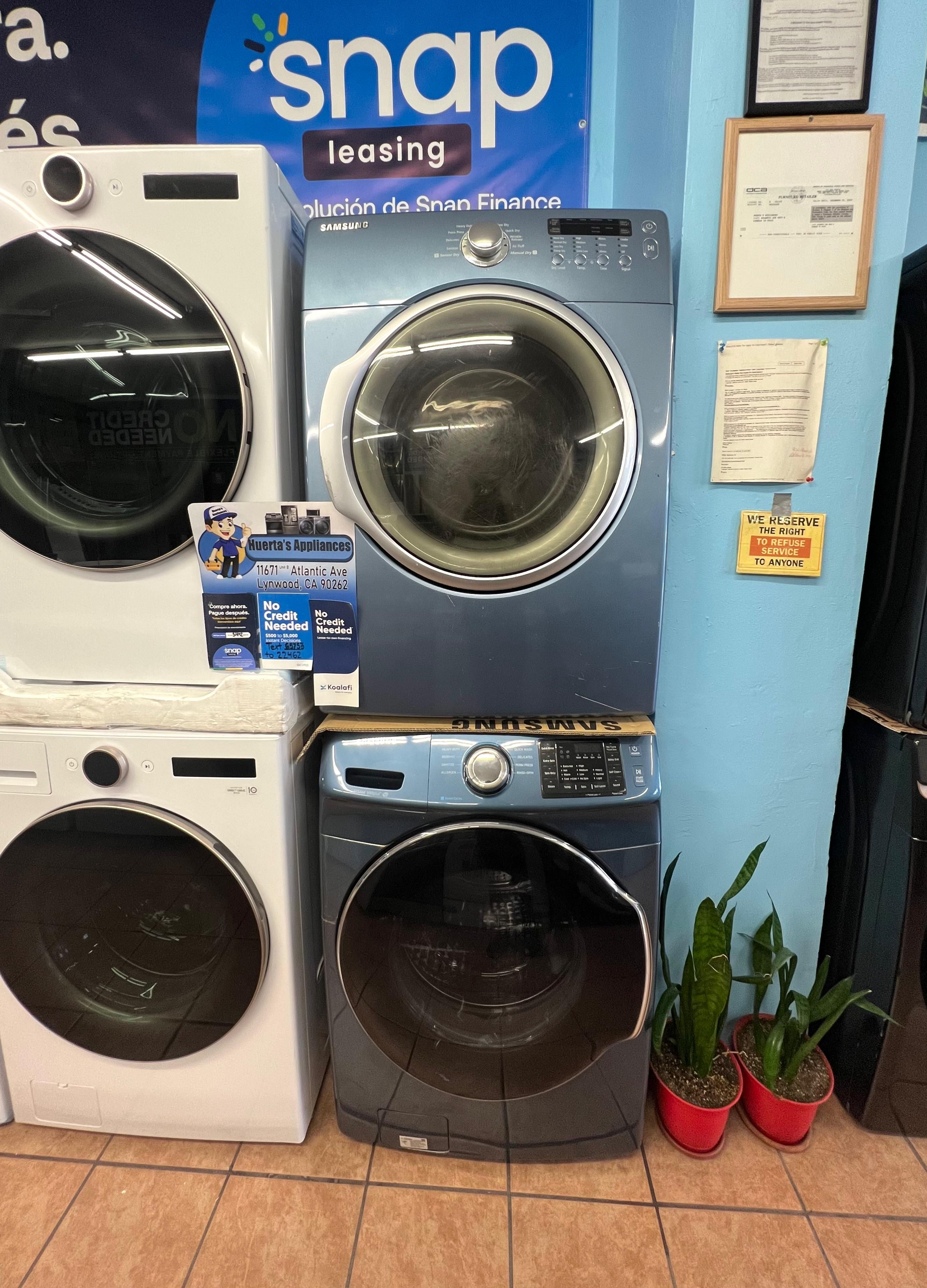 Samsung Washer and Gas Dryer Frontload Set