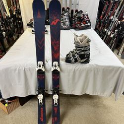 Nordica Twin Tip Ski Package With Boots And Bindings 