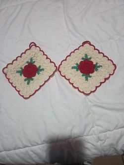 Antique potholders