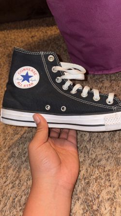 Black and white converse