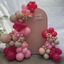 Backdrop & Balloon Garland