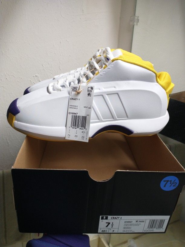 New Adidas Crazy 1 Kobe Men Size 7.5