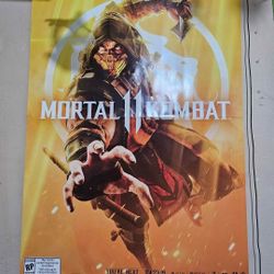 2019 MK 11 Promotional Gamestop Poster