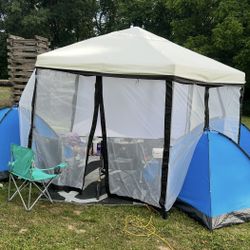 Large White Gazebo Tent 