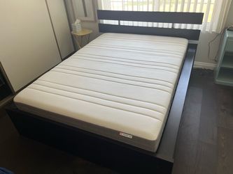 Full-size Bed frame and Mattress