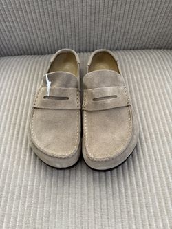 Birkenstock Naples Wrapped Men’s Size 44/US 11 Taupe Regular Fit