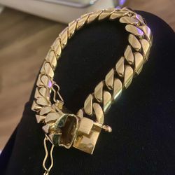 Gold Miami Cuban Bracelet 