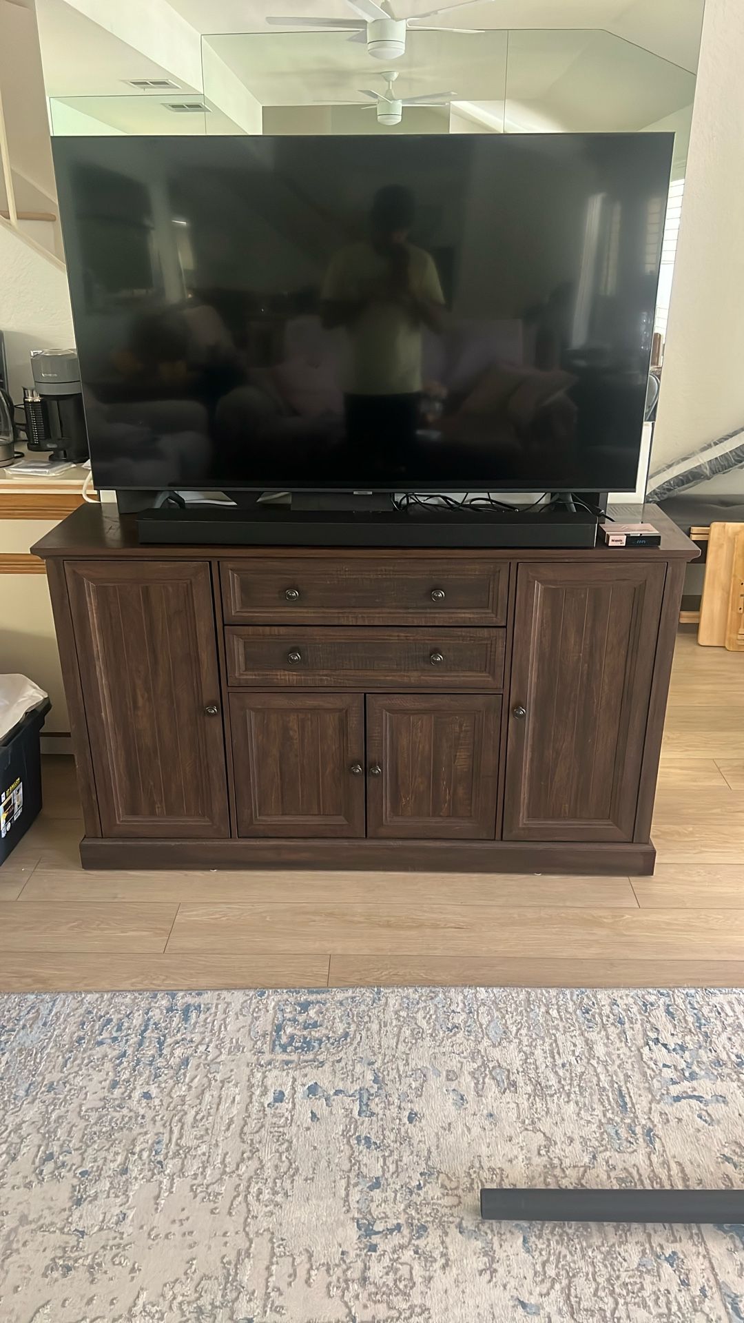 NEW IN BOX- Unopened Farmhouse 58" Buffet Cabinet, TV Stand