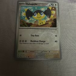 Helioptile [Reverse Holo] #154 Pokemon Surging Sparks 