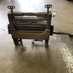 Antique Wood Crank Item