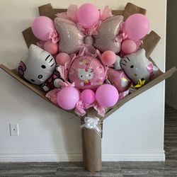 Hello Kitty Balloon Bouquets/ Ramo De Globos🎈💐
