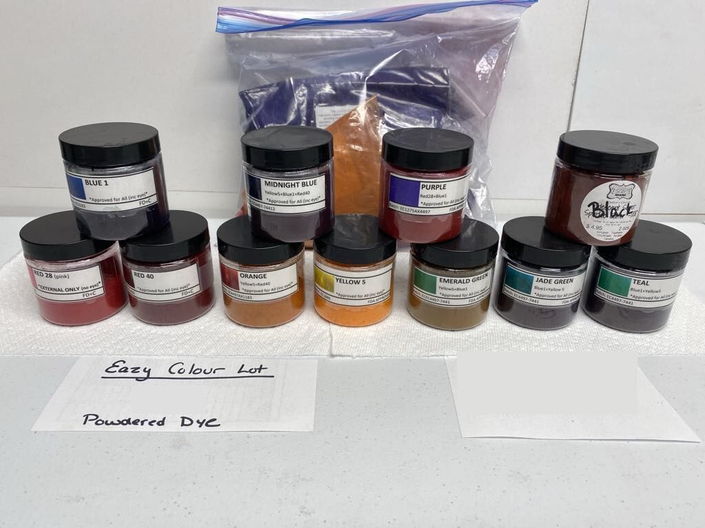 Water-soluble EazyColour Powdered Dyes For Sale