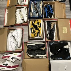 Nike, Air Max, Jordan, New Balance, ASICS. Size 8 & 8.5 